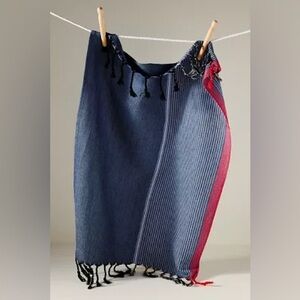 Set of 2 Anthropologie Home and Loft Dish Towel - Tribeca Indigo